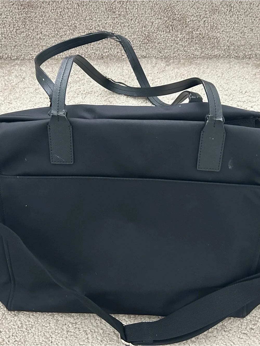 Kate Spade Black Nylon Large Diaper Baby Bag Crossbody